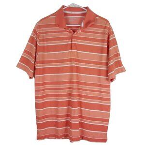 Nike Golf Bold Stripe Dri Fit Polo Shirt L